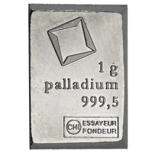 1g Palladium - various manufacturers