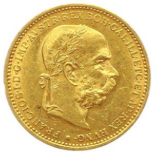 20 Crown Gold Coin Franz Joseph 