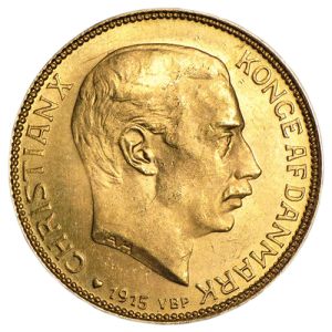 20 Crown Gold Coin Denmark