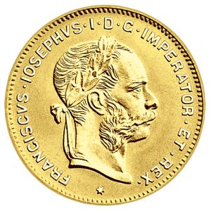 4 gulden / 4 florins / 10 francs in gold