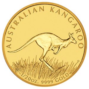 1/20 oz Gold Coin Kangaroo Nugget